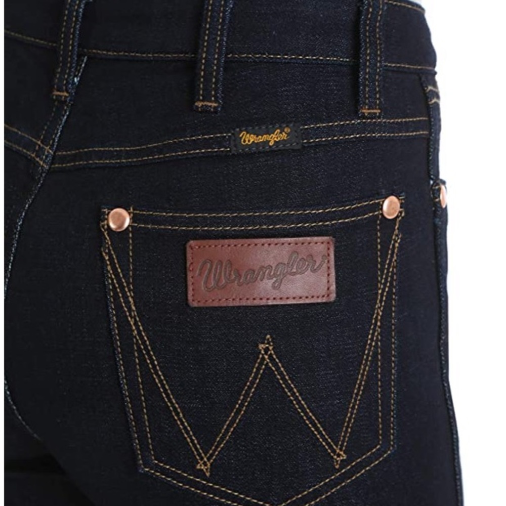 Wrangler high rise Retro Premium Stacked Boot Cut